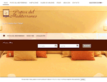 Tablet Screenshot of patiosdelmediterraneo.com